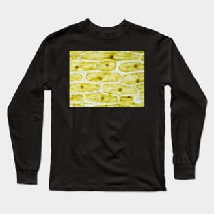 Onion skin cells under the microscope Long Sleeve T-Shirt